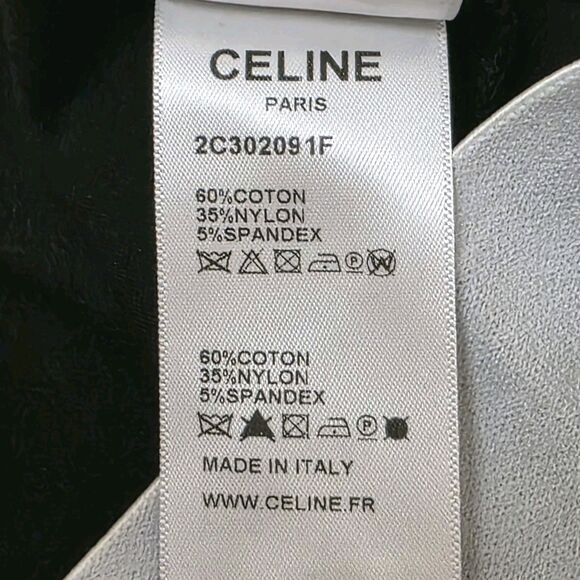 Celine Paris Athletic Pants Jogger Women Small Black Embroider Vtg Logo Pockets - Picture 7 of 8